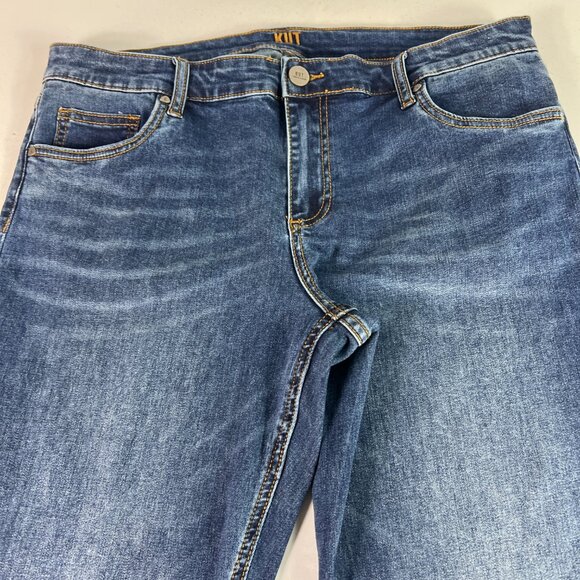 Kut From The Kloth Jeans Women's 35x30* Slouchy Boyfriend Blue Denim Tag 14 - Picture 2 of 16